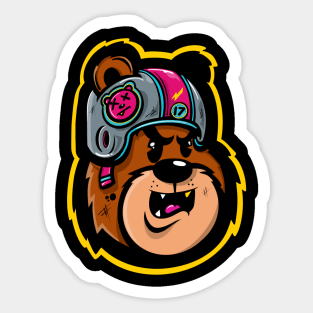 SK football greytown grizzles Sticker